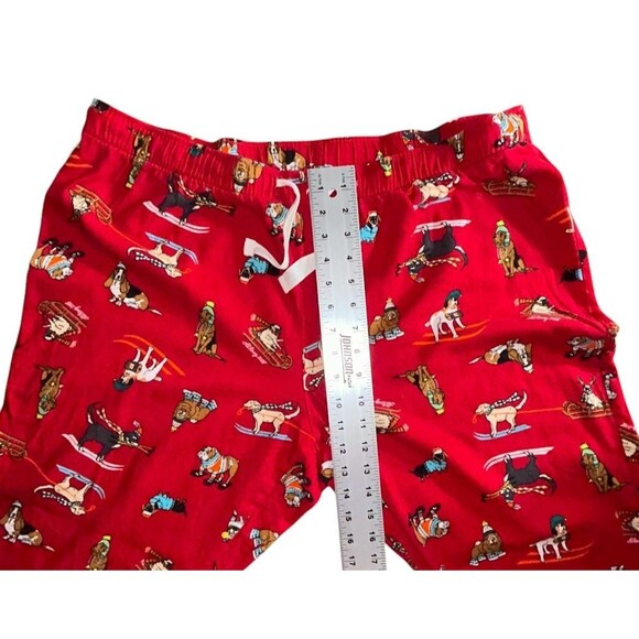 Old Navy Flannel Christmas Pet Print PJ Pants Size XL Lounge Cotton Dog Cat Tree - Picture 11 of 16
